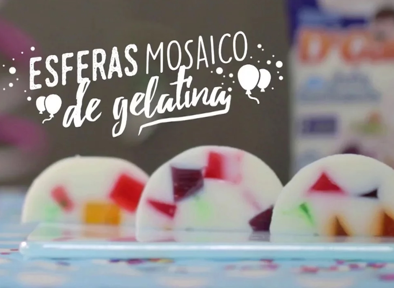 Esferas mosaico de gelatina D'Gari
