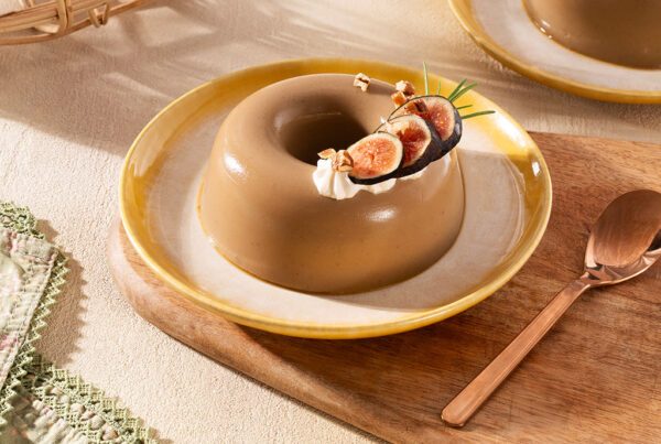 Flan de capuccino