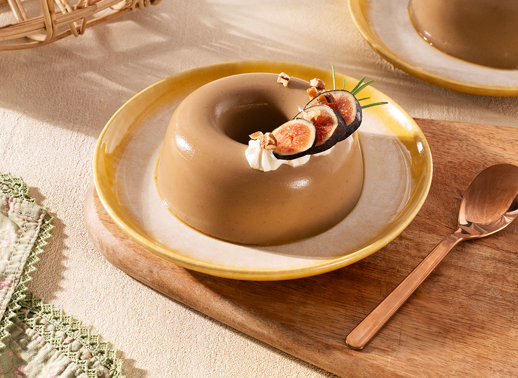 Flan de capuccino