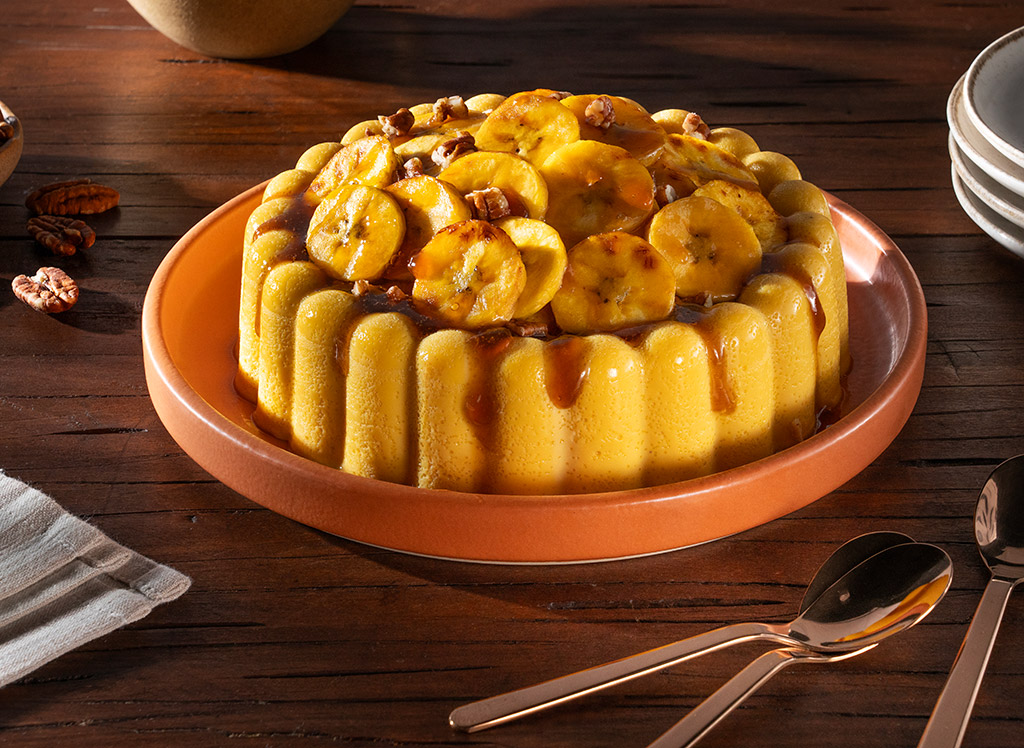 Flan de Plátano