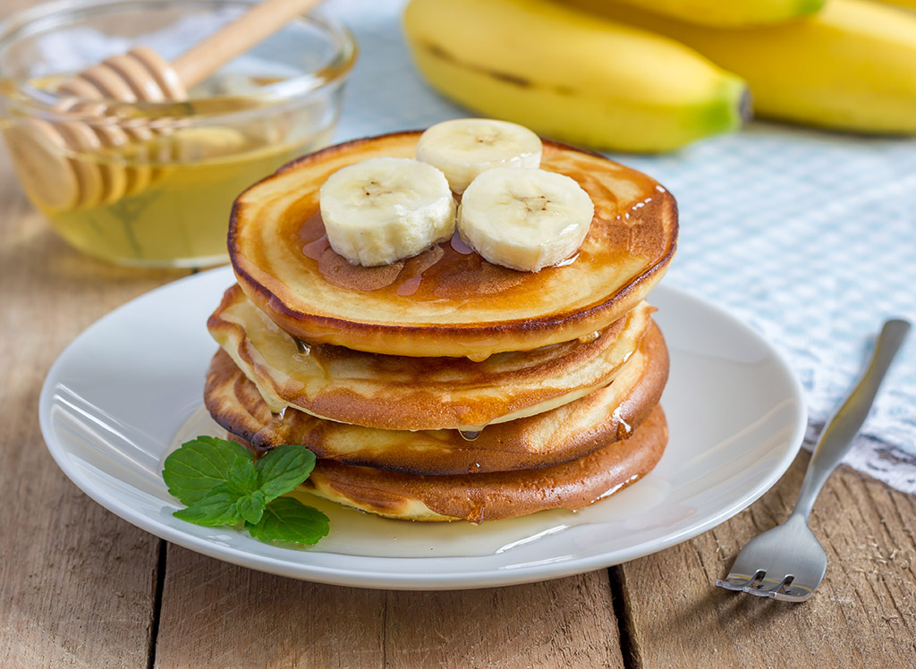 Hot cakes de plátano